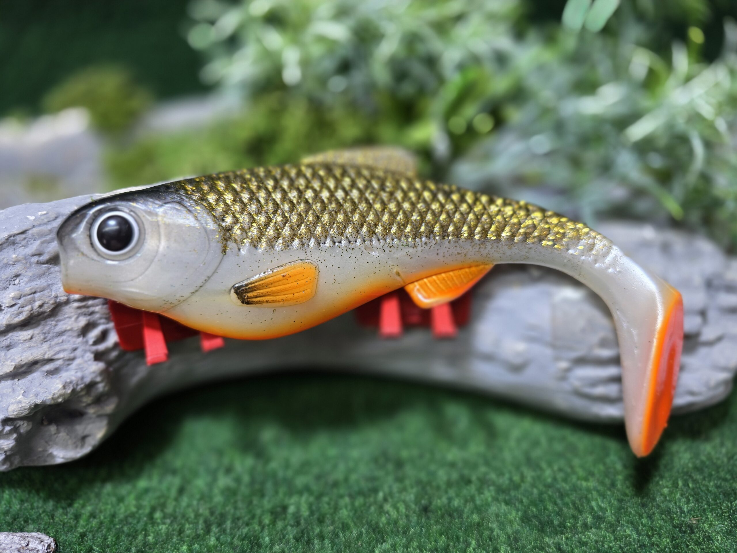 Chubby 18 cm PERŁA ZE ZŁOTYM BROKATEM