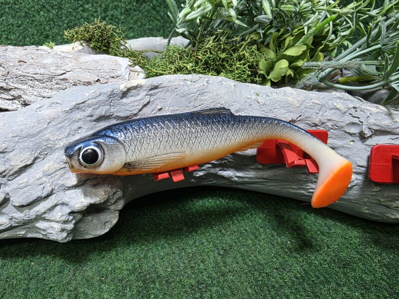 Skinny 2 12,5 cm BIAŁY Z NIEBIESKĄ OPALIZACJĄ