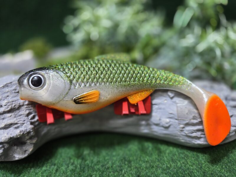 Chubby 18 cm PERŁA Z ZIELONYM BROKATEM
