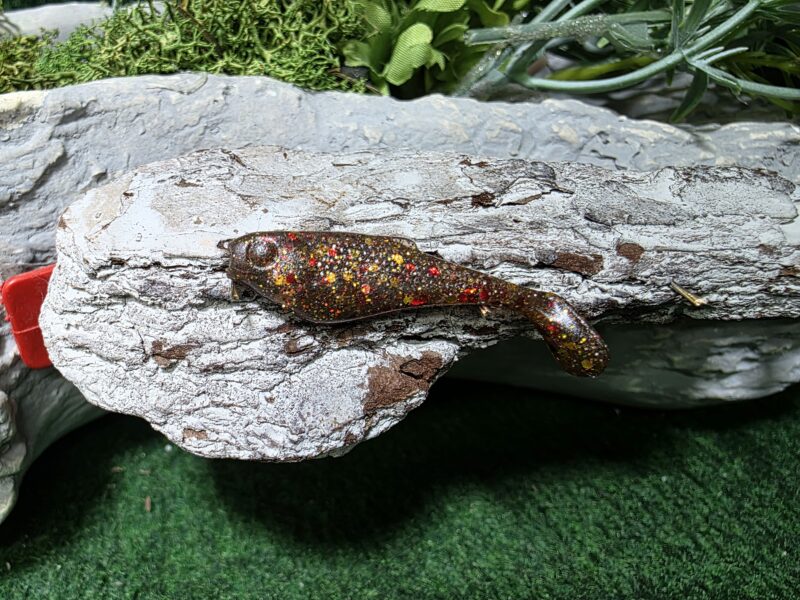 Chubby 4,2 cm CZARNY Z BROKATEM